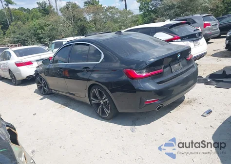 2021 BMW 330I z USA, uszkodzony, nr VIN 3MW5R1J09M8C09052